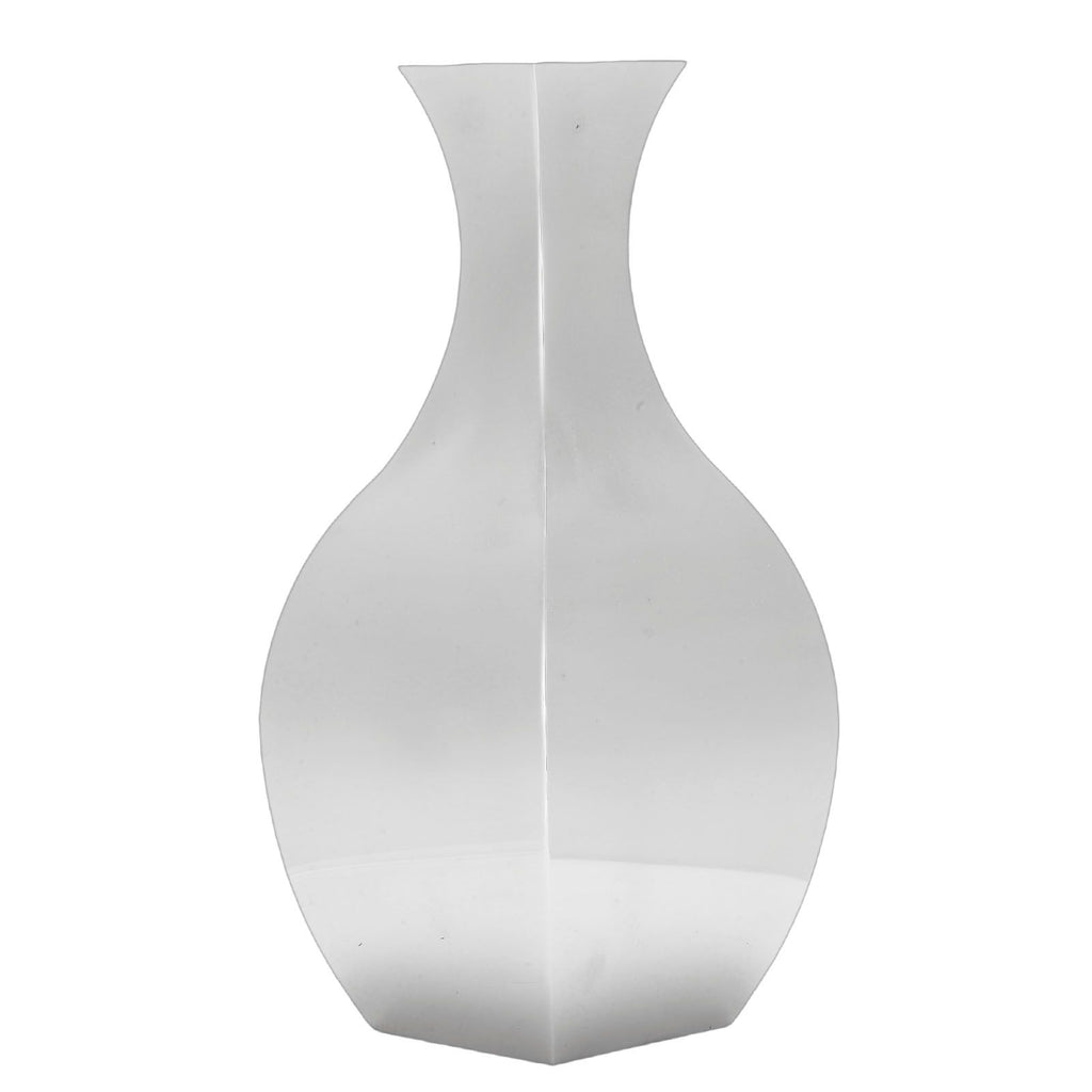 Polished Stainless Steel Vase Nordic Modern Flower Vase for Home Living Room Decor Tabletop Ornament