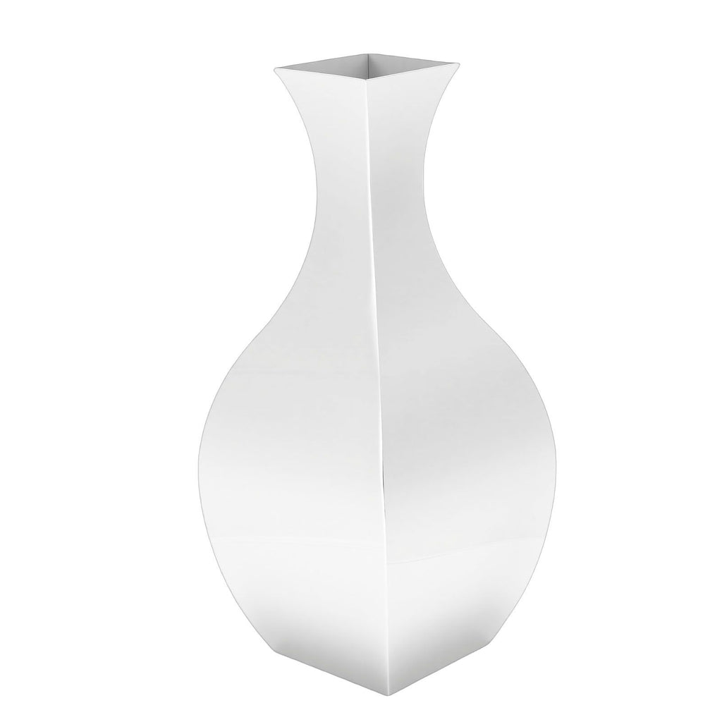 Polished Stainless Steel Vase Nordic Modern Flower Vase for Home Living Room Decor Tabletop Ornament