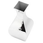 Polished Stainless Steel Vase Nordic Modern Flower Vase for Home Living Room Decor Tabletop Ornament