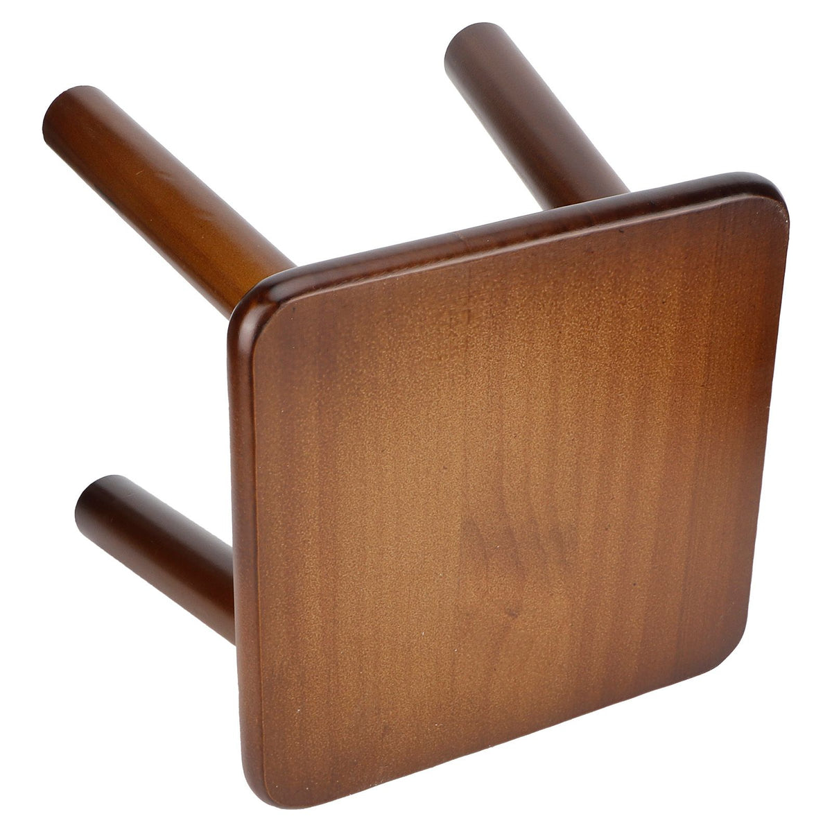Multi Purpose Household Wood Stools Cute Small Bench Child Seat DIY Furniture Stool(Square NutBrown )