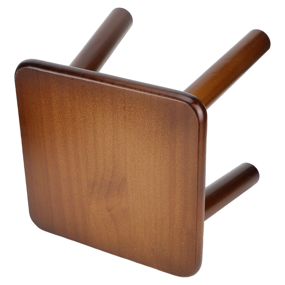 Multi Purpose Household Wood Stools Cute Small Bench Child Seat DIY Furniture Stool(Square NutBrown )