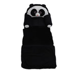 Foldable Kids Sofa Cute Cartoon Design Short Plush Soft Comfortable Portable Children Couch for Home Panda