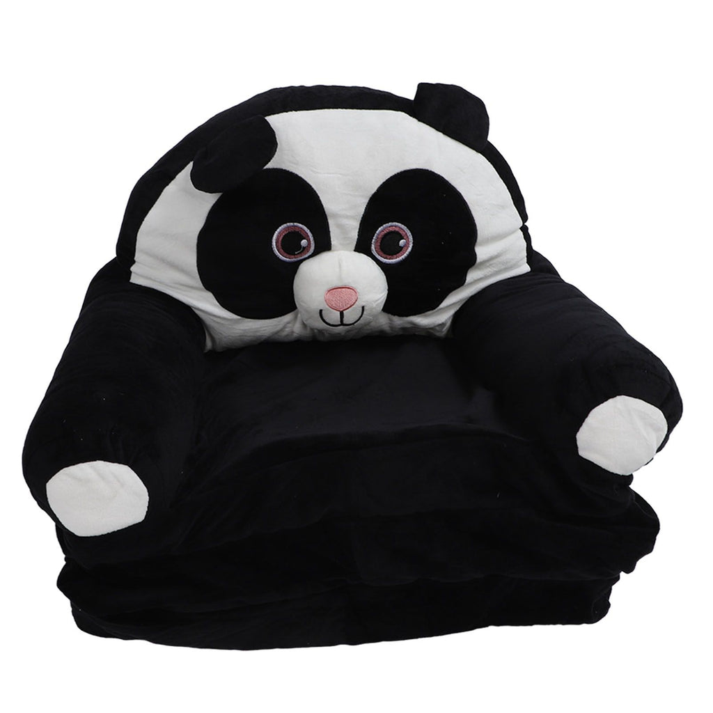 Foldable Kids Sofa Cute Cartoon Design Short Plush Soft Comfortable Portable Children Couch for Home Panda