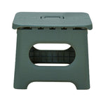 Kids Stool Plastic Portable Folding 100kg Load Bearing Lightweight Step Stool for Camping Picnic Green L Size