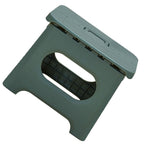 Kids Stool Plastic Portable Folding 100kg Load Bearing Lightweight Step Stool for Camping Picnic Green L Size