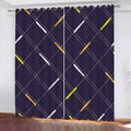 Modern Digital Printing Blackout Curtains Shade Window Drapes for Bedroom Living Room213x183cm