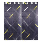 Modern Digital Printing Blackout Curtains Shade Window Drapes for Bedroom Living Room213x183cm