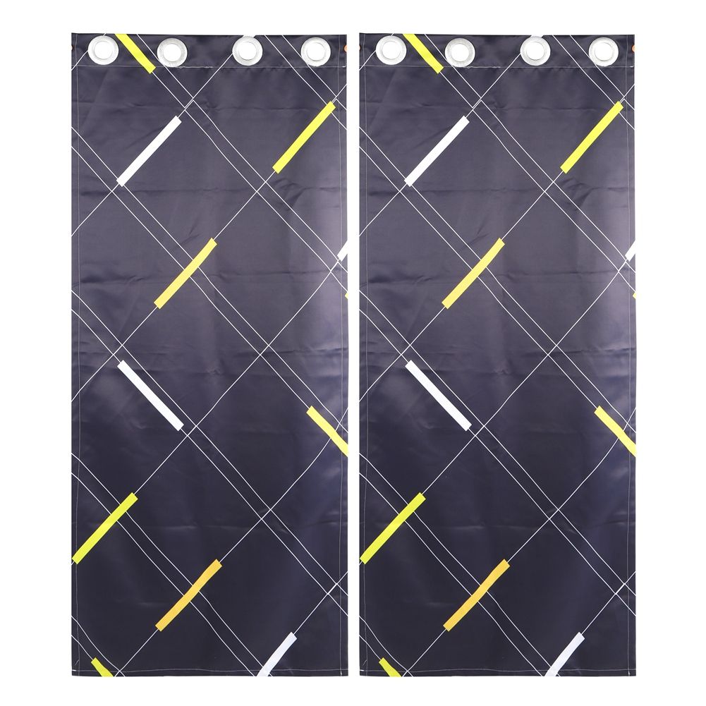 Modern Digital Printing Blackout Curtains Shade Window Drapes for Bedroom Living Room213x183cm