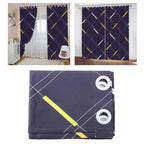 Modern Digital Printing Blackout Curtains Shade Window Drapes for Bedroom Living Room213x183cm