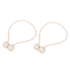 2Pcs Strong Magnetic Curtain Tiebacks Tie Backs Buckle Holder Holdbacks Window Decorative AccessoriesBeige