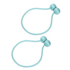 2Pcs Strong Magnetic Curtain Tiebacks Tie Backs Buckle Holder Holdbacks Window Decorative Accessories(BlueGreen )