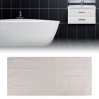 Shower Curtain Polyester Fabric Waterproof Thicken Bath Curtain Partition for BathroomBeige 80x180cm