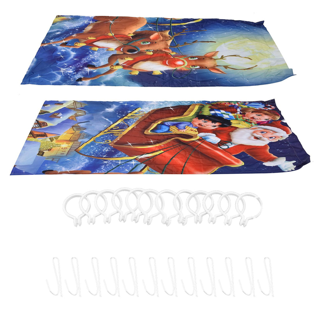 Curtains Soft Dirt Resistant Window Drapes Window Panel Curtain for Bedroom and Living Room