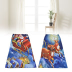 Curtains Soft Dirt Resistant Window Drapes Window Panel Curtain for Bedroom and Living Room
