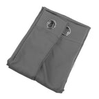 Grommet Blackout Curtains Punch Free Thermal Insulated Room Darkening Curtains for Bedroom Living Room Grey 132x213cm / 52.0x83.9in