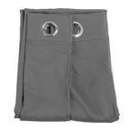 Grommet Blackout Curtains Punch Free Thermal Insulated Room Darkening Curtains for Bedroom Living Room Grey 132x213cm / 52.0x83.9in