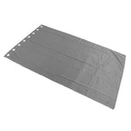 Grommet Blackout Curtains Punch Free Thermal Insulated Room Darkening Curtains for Bedroom Living Room Grey 132x213cm / 52.0x83.9in