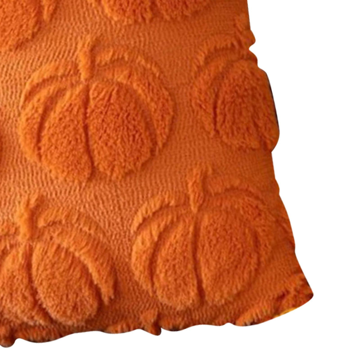 2pcs Pumpkin Fall Decorative Throw Pillow Covers Soft Pillow Cases for Chair Sofa Bedroom Living Room Home Decor Dark Orange