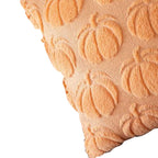 2pcs Pumpkin Fall Decorative Throw Pillow Covers Soft Pillow Cases for Chair Sofa Bedroom Living Room Home Decor Light Orange
