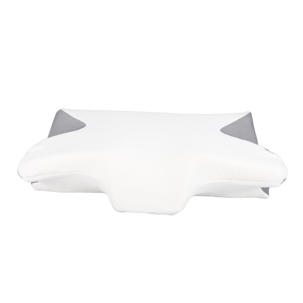 Cervical Pillow with Skin Friendly Pillowcase Ergonomic High Density Slow Rebound Memory Foam Neck Support Pillow for Back Head