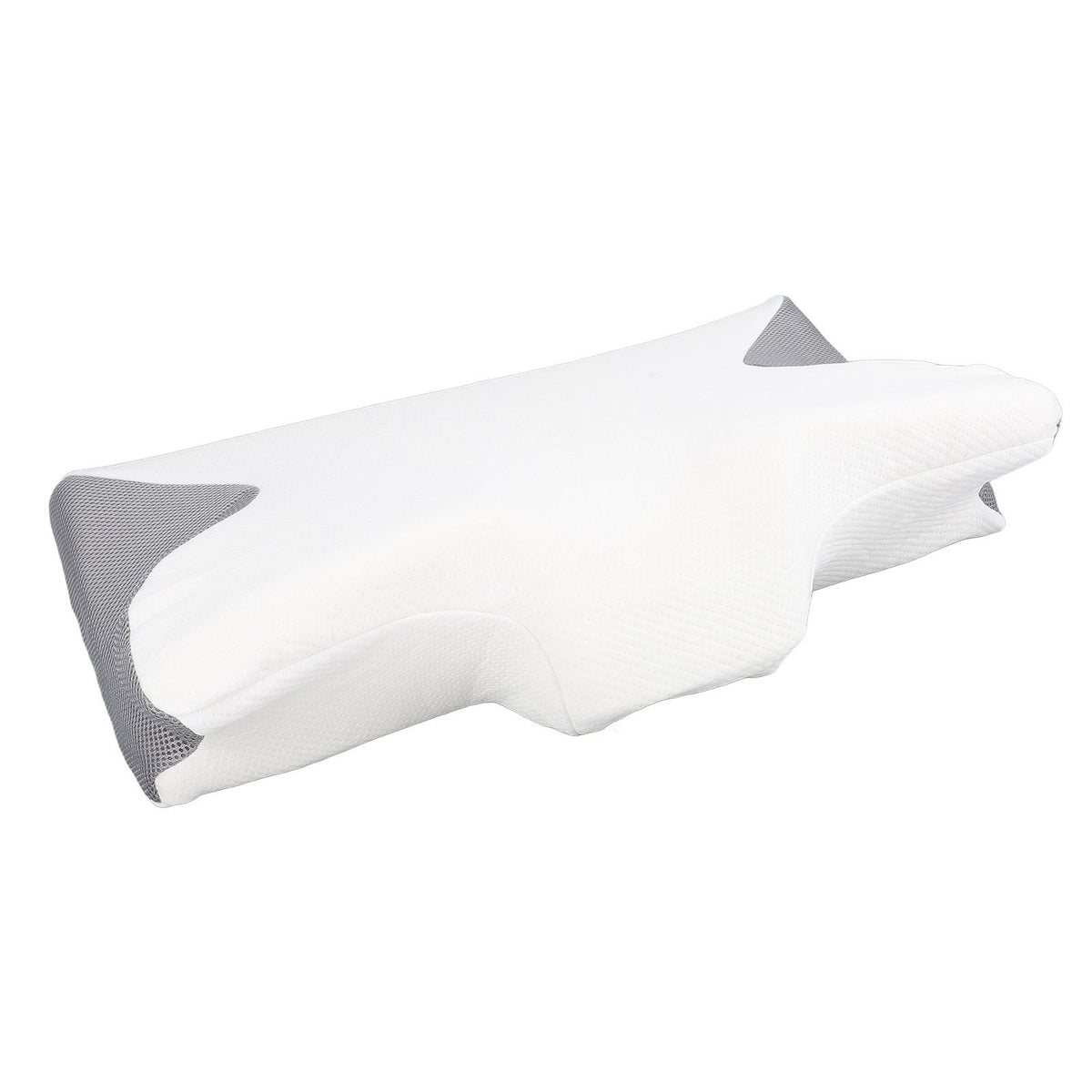 Cervical Pillow with Skin Friendly Pillowcase Ergonomic High Density Slow Rebound Memory Foam Neck Support Pillow for Back Head