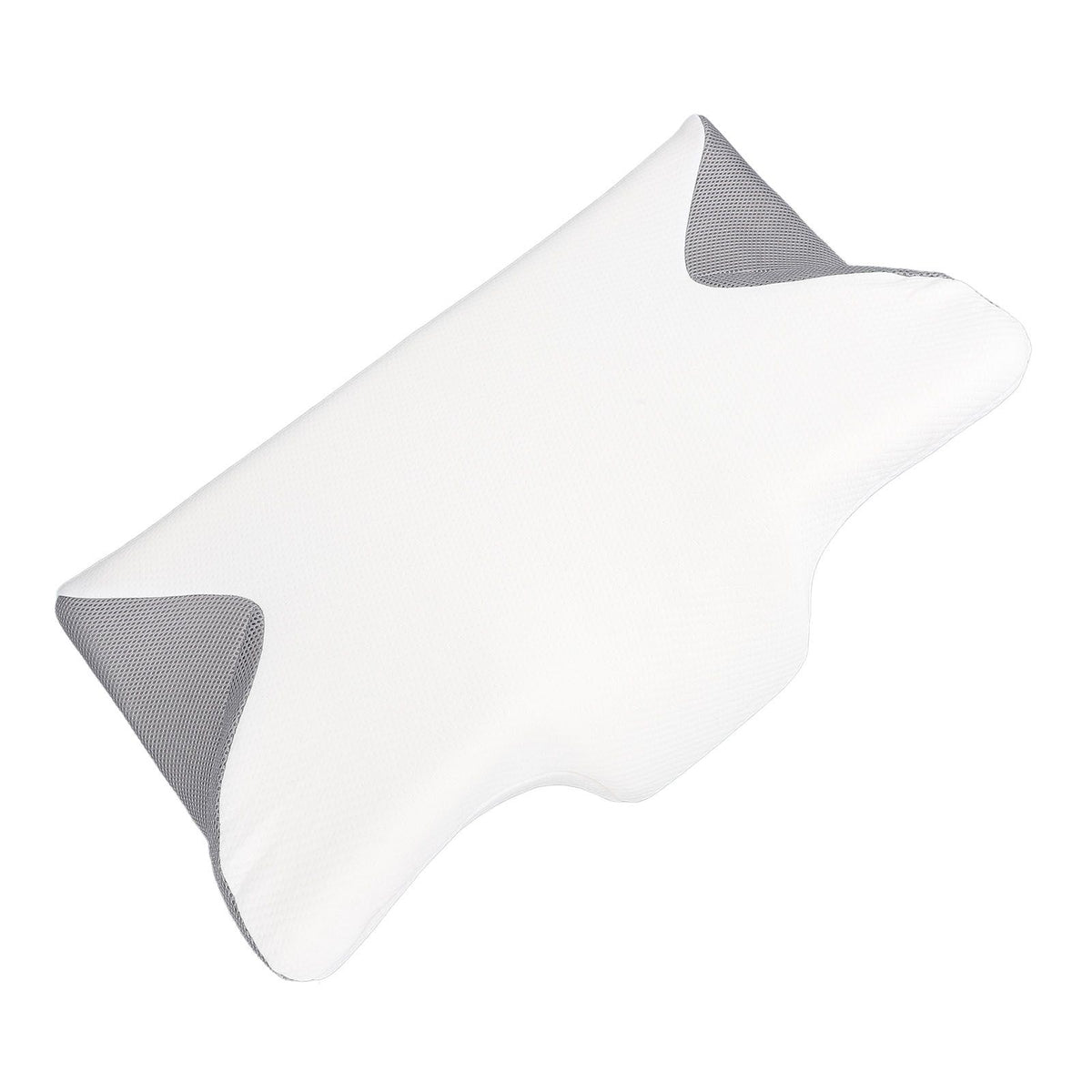 Cervical Pillow with Skin Friendly Pillowcase Ergonomic High Density Slow Rebound Memory Foam Neck Support Pillow for Back Head