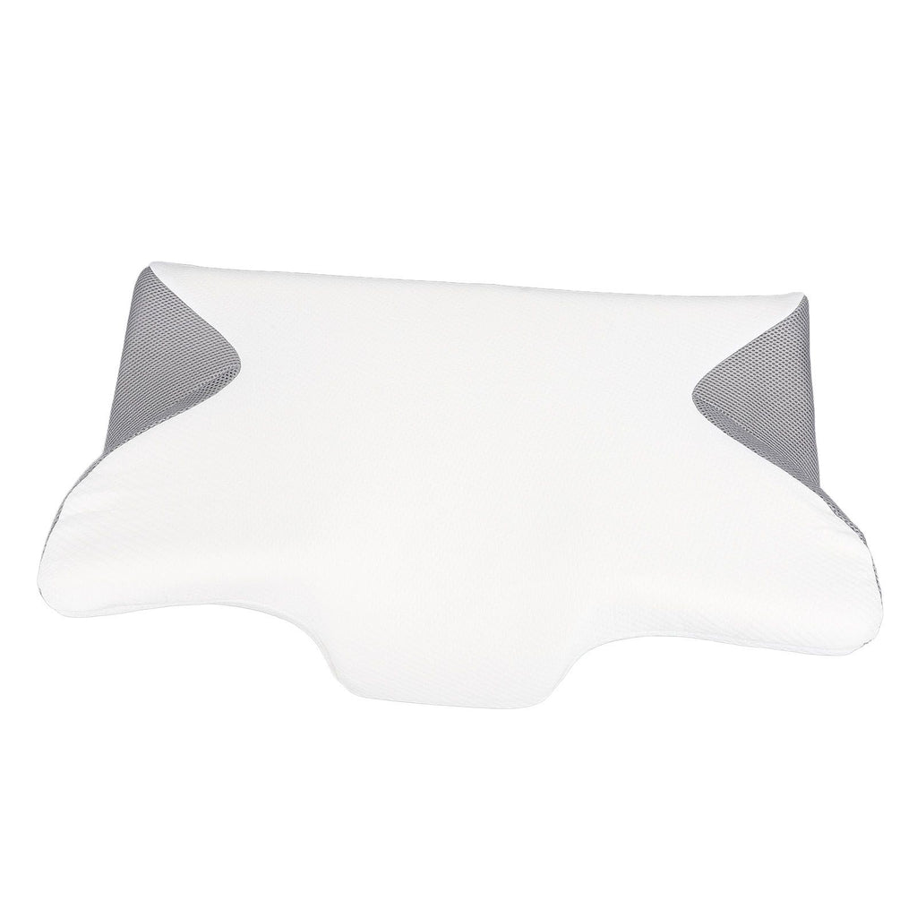 Cervical Pillow with Skin Friendly Pillowcase Ergonomic High Density Slow Rebound Memory Foam Neck Support Pillow for Back Head