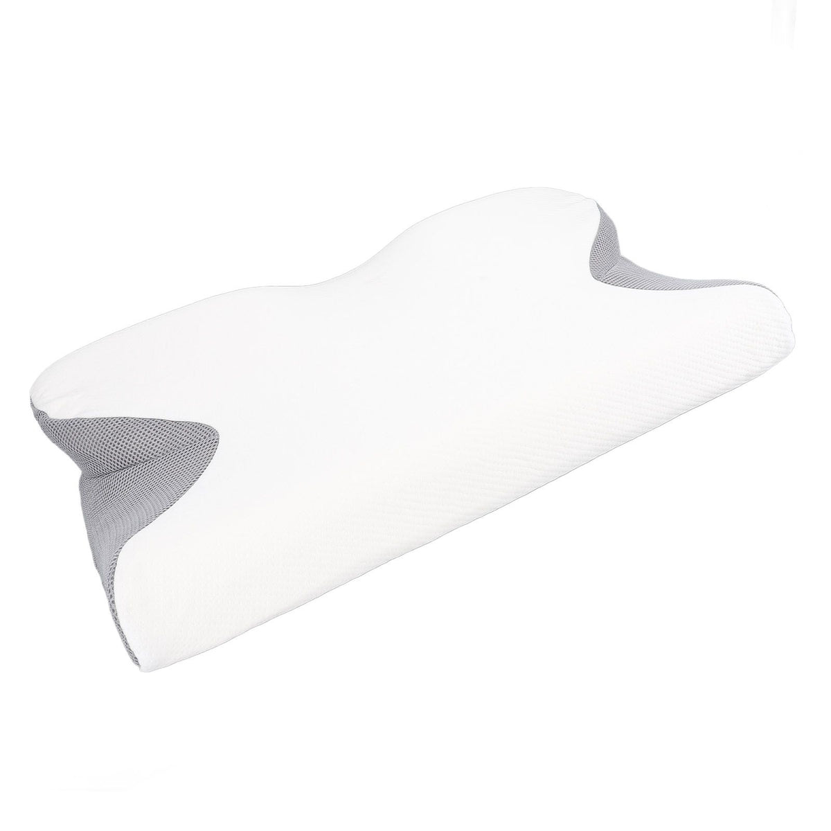 Cervical Pillow with Skin Friendly Pillowcase Ergonomic High Density Slow Rebound Memory Foam Neck Support Pillow for Back Head