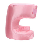 Face Pillow Silk Fabric Memory Foam Soft Cushioning Ergonomic Beauty Pillow for Back Sleep Roseate