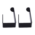 Self Adhesive Curtain Holdbacks Easy Install Black Acrylic Curtain Tiebacks Curtain Holders Hooks for Home