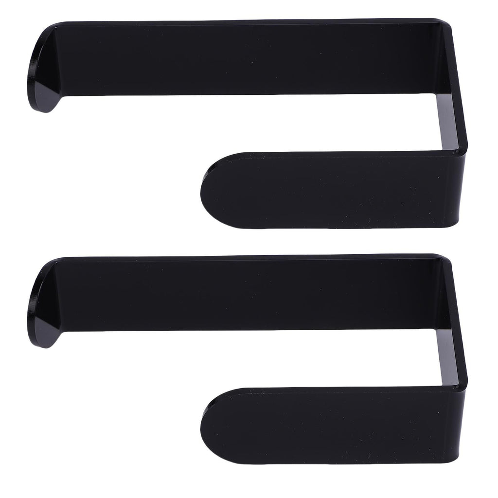 Self Adhesive Curtain Holdbacks Easy Install Black Acrylic Curtain Tiebacks Curtain Holders Hooks for Home
