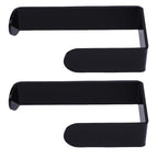 Self Adhesive Curtain Holdbacks Easy Install Black Acrylic Curtain Tiebacks Curtain Holders Hooks for Home