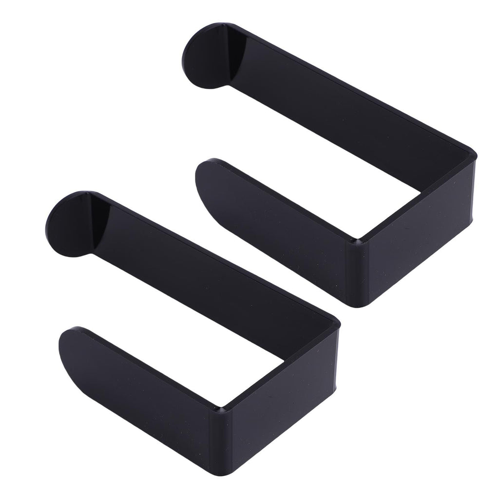 Self Adhesive Curtain Holdbacks Easy Install Black Acrylic Curtain Tiebacks Curtain Holders Hooks for Home