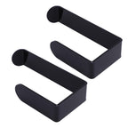 Self Adhesive Curtain Holdbacks Easy Install Black Acrylic Curtain Tiebacks Curtain Holders Hooks for Home