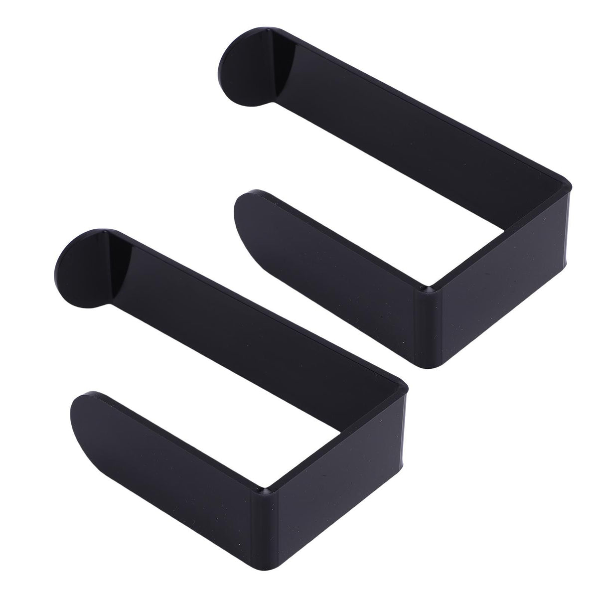 Self Adhesive Curtain Holdbacks Easy Install Black Acrylic Curtain Tiebacks Curtain Holders Hooks for Home