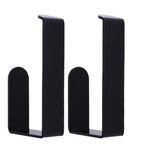Self Adhesive Curtain Holdbacks Easy Install Black Acrylic Curtain Tiebacks Curtain Holders Hooks for Home