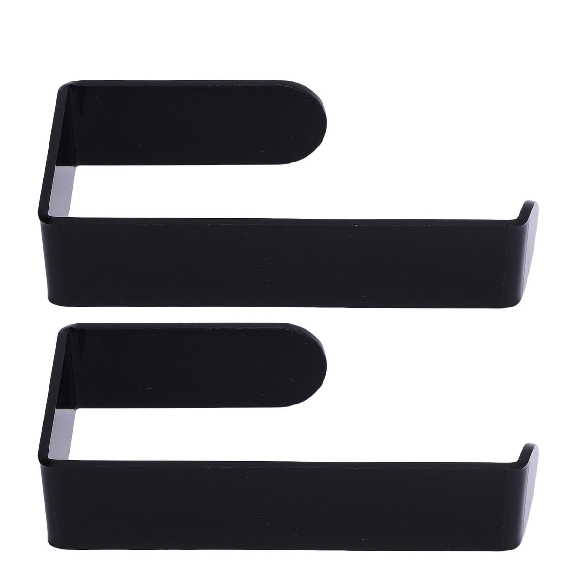 Self Adhesive Curtain Holdbacks Easy Install Black Acrylic Curtain Tiebacks Curtain Holders Hooks for Home