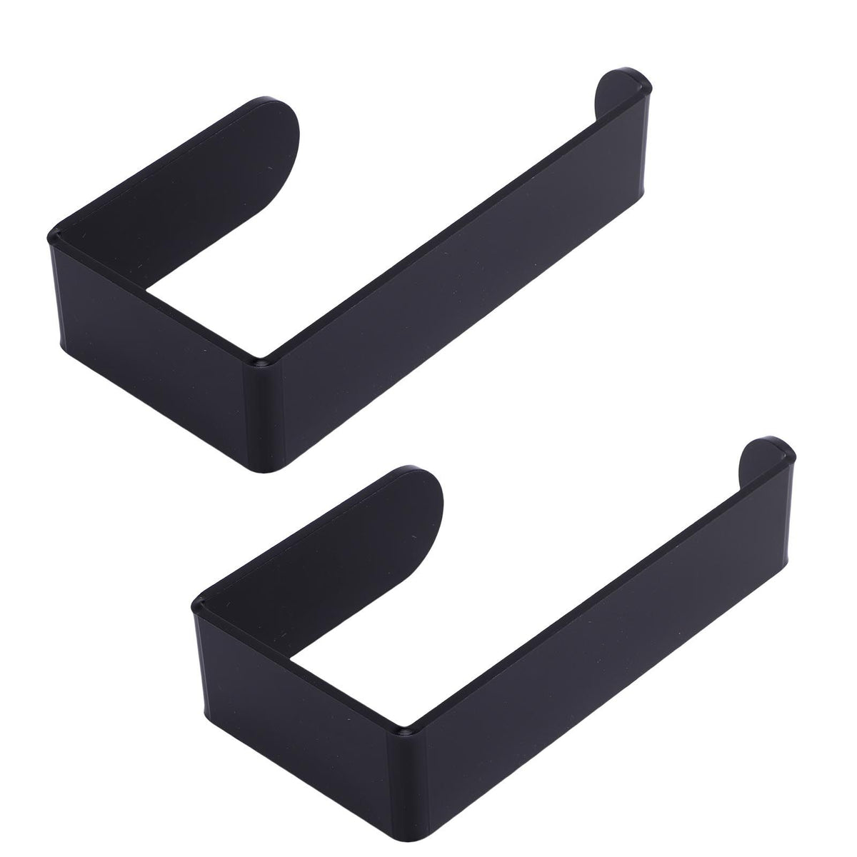 Self Adhesive Curtain Holdbacks Easy Install Black Acrylic Curtain Tiebacks Curtain Holders Hooks for Home