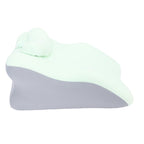 Reading Pillow for Bed Back Support Pillow Multifunctional Sitting Lying Memory Foam Pillow for Abdomen Lumbar Back Green