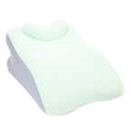 Reading Pillow for Bed Back Support Pillow Multifunctional Sitting Lying Memory Foam Pillow for Abdomen Lumbar Back Green