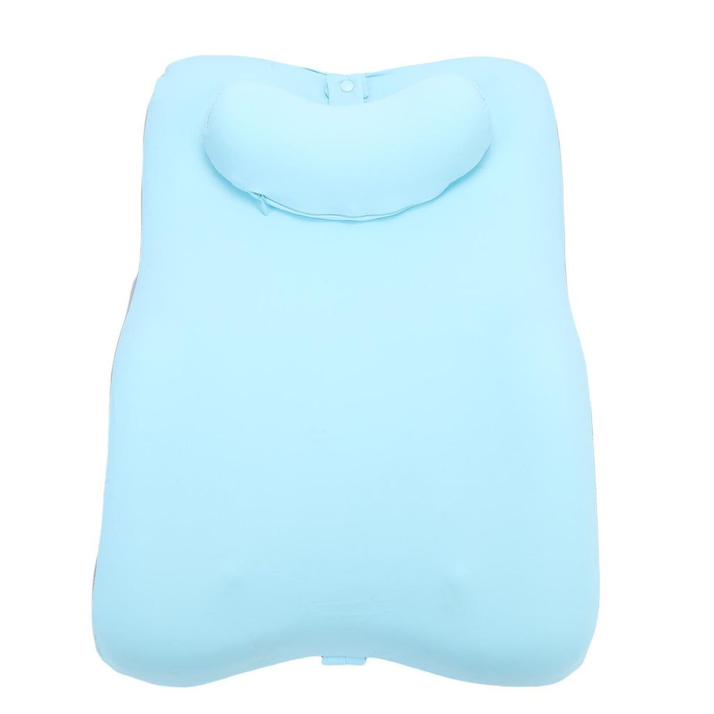 Reading Pillow for Bed Back Support Pillow Multifunctional Sitting Lying Memory Foam Pillow for Abdomen Lumbar Back Blue