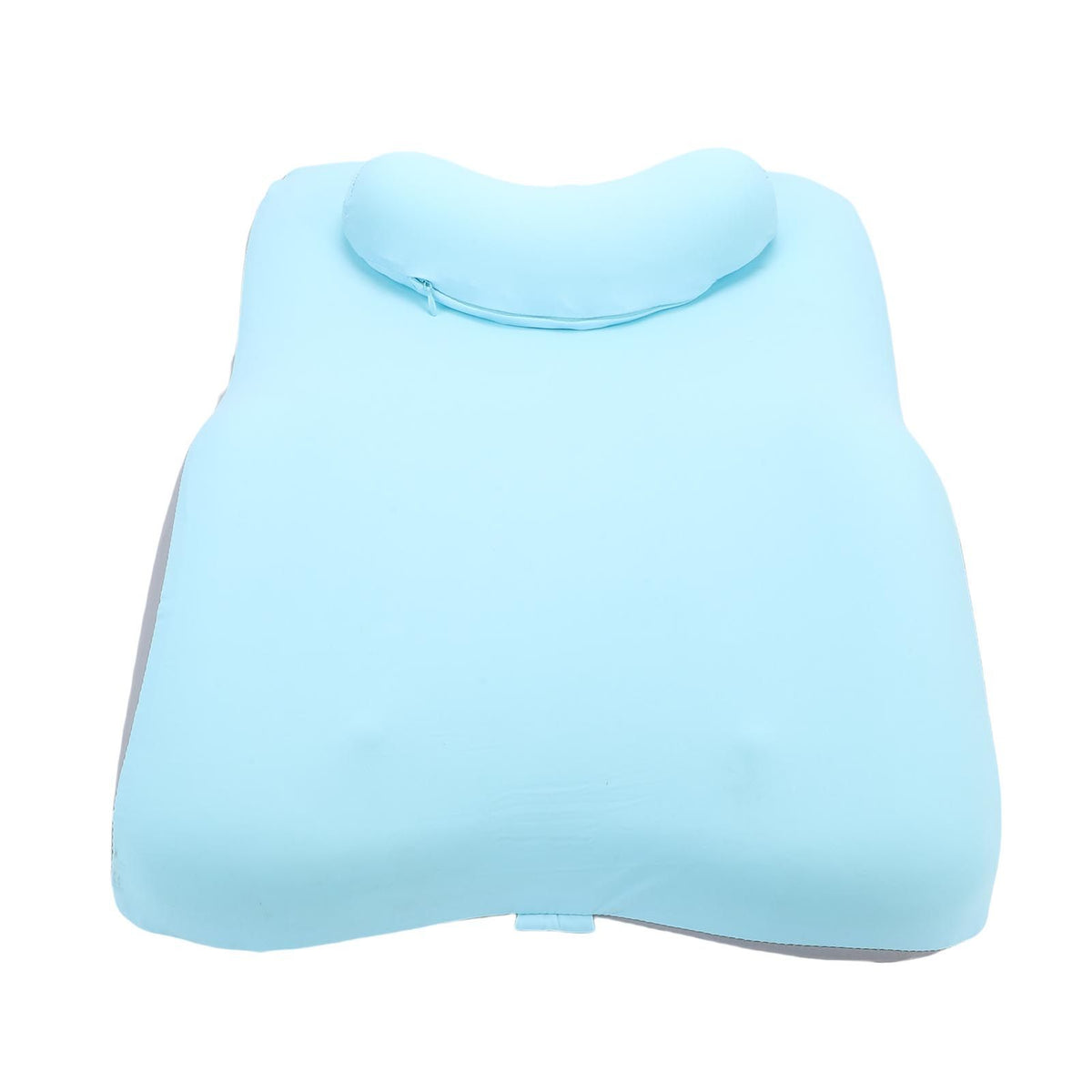 Reading Pillow for Bed Back Support Pillow Multifunctional Sitting Lying Memory Foam Pillow for Abdomen Lumbar Back Blue