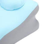 Reading Pillow for Bed Back Support Pillow Multifunctional Sitting Lying Memory Foam Pillow for Abdomen Lumbar Back Blue