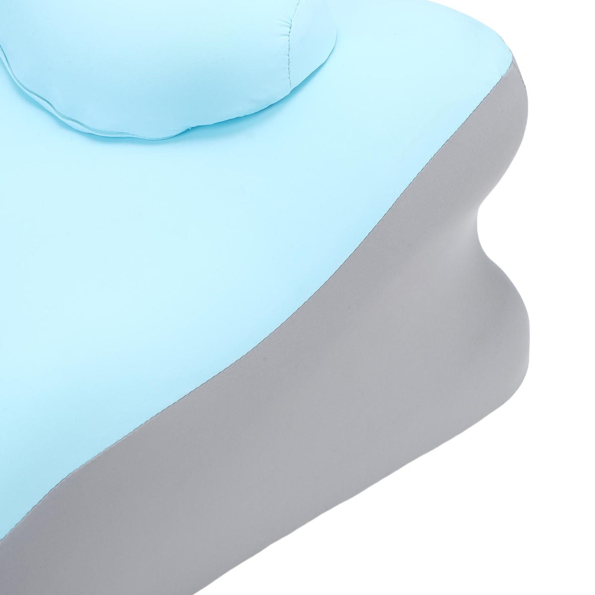 Reading Pillow for Bed Back Support Pillow Multifunctional Sitting Lying Memory Foam Pillow for Abdomen Lumbar Back Blue