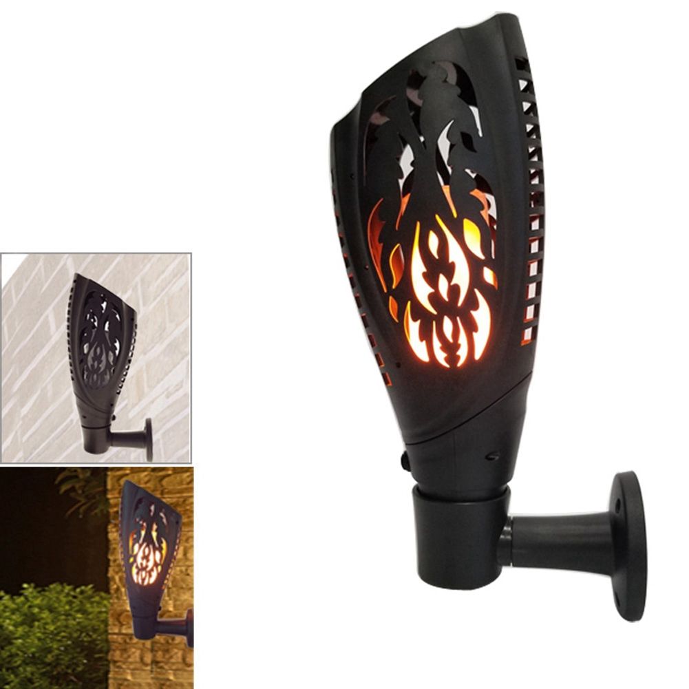 Solar LED Torch Light Waterproof Outdoor Flame Lamp for Garden Landscape Lawn Lighting