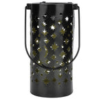 Outdoor Garden Patio Iron Hollow LED Solar Lamp Waterproof Landscape Light (Star Moon Light)