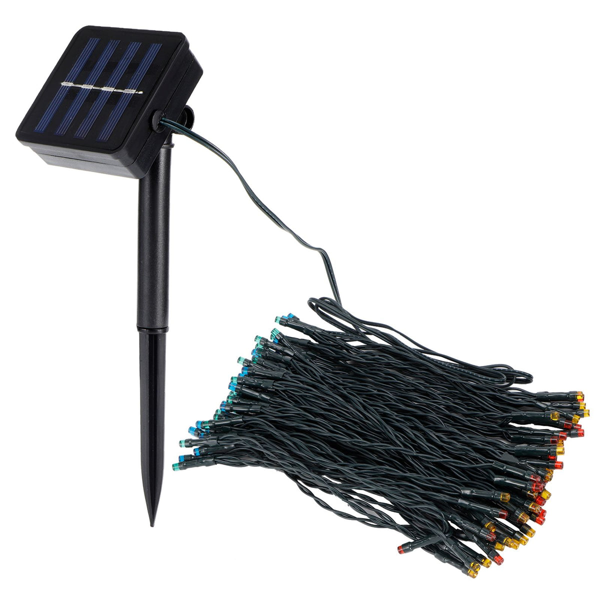 17m 100LED Solar String Light IP67 Waterproof Decorative Lamp for Outdoor Garden Courtyard LawnColorful Light