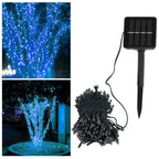 22M Solar Christmas Lights 200LED Waterproof Solar String Lights for Garden Party Decorations