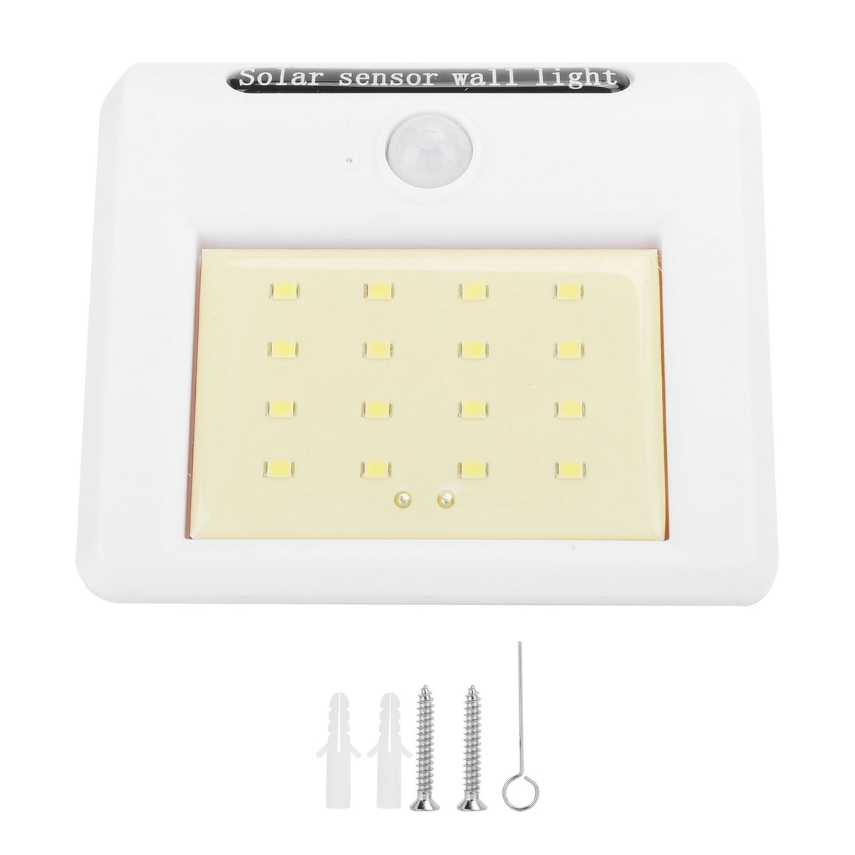 16LED 2 in 1 Courtyard Wall Lamp Human Body and Infrared Induction Outdoor Solar Lighting Supplies