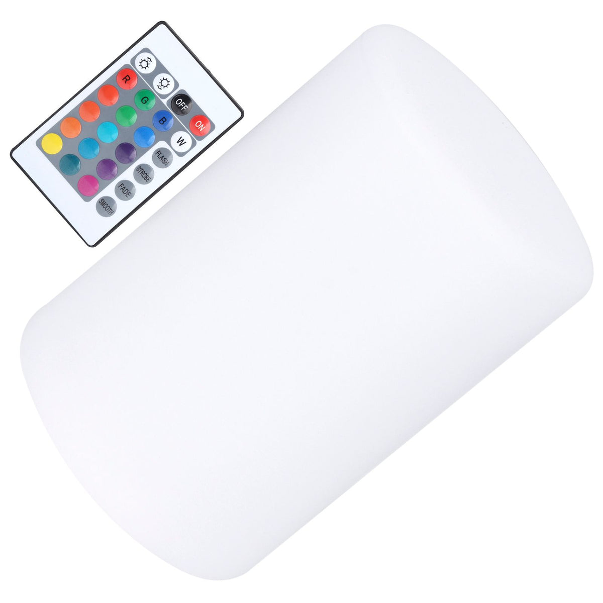 RGB Cylindrical Lamp LED 16-Color Remote Control Night Light for Bar KTV Nightclub